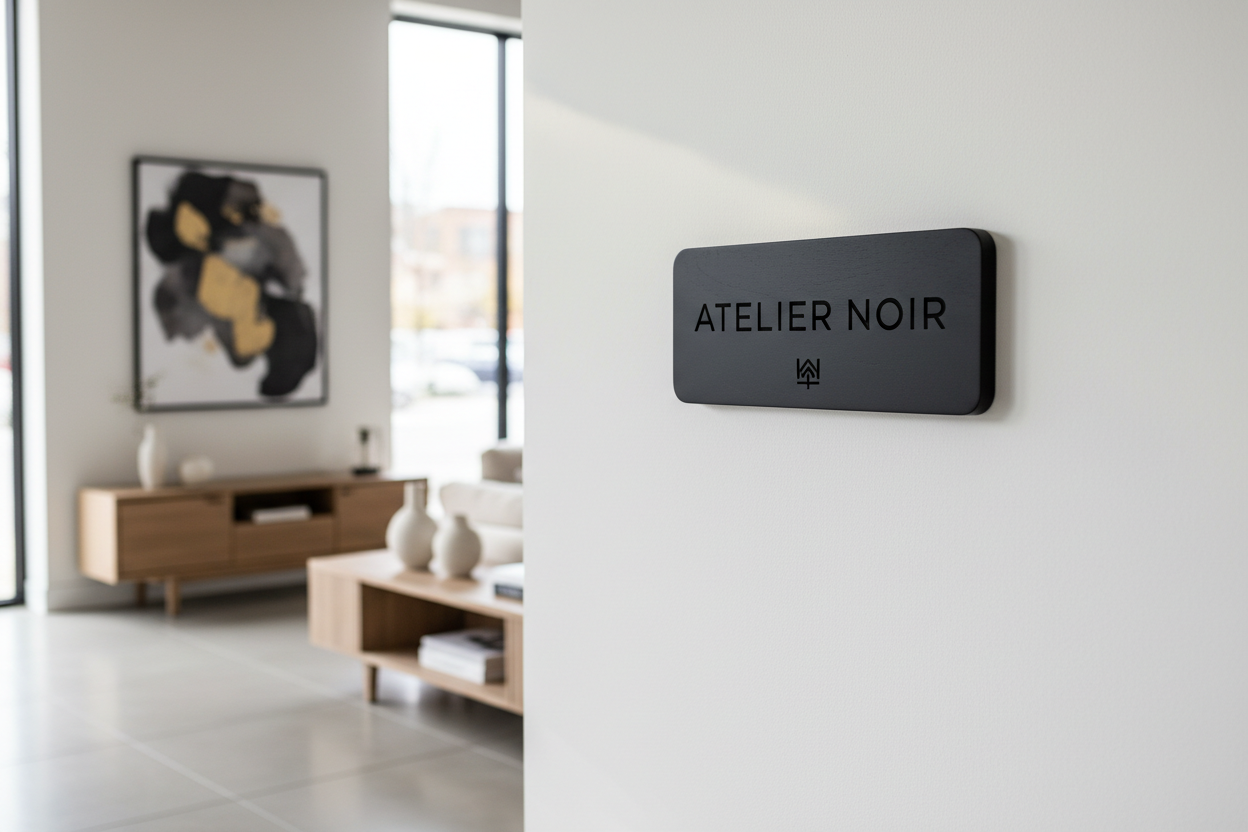 5 Reasons Black Signage Enhances Any Space's Aesthetic