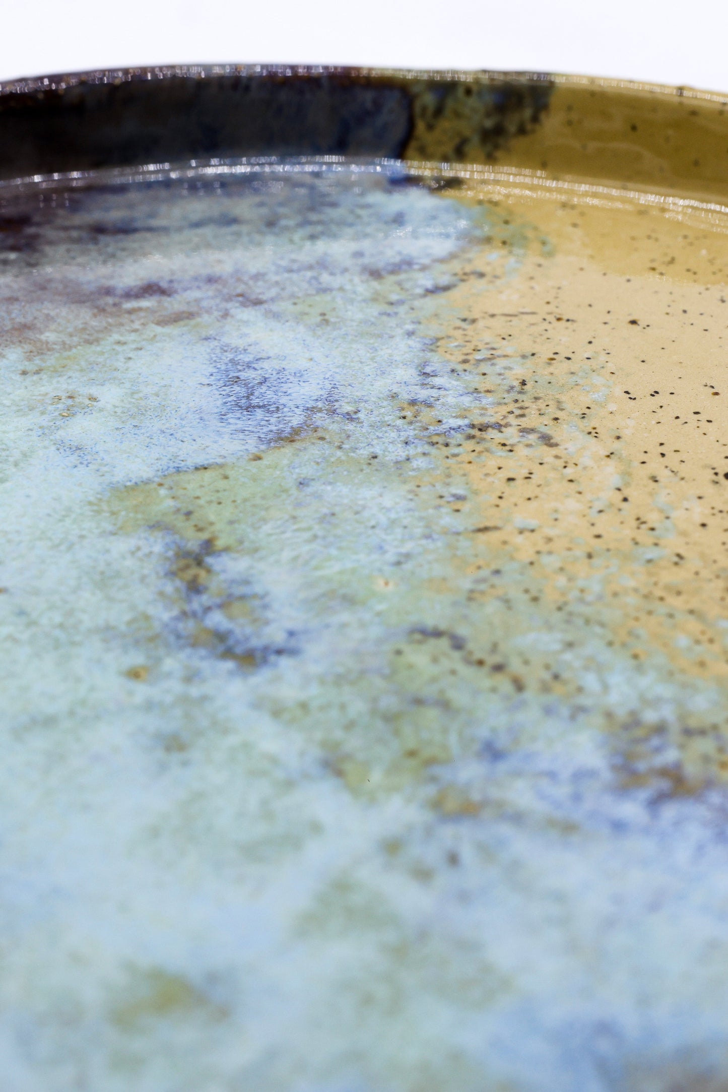 23 cm Shoreline Stoneware Handmade Ceramic Dinner Plate