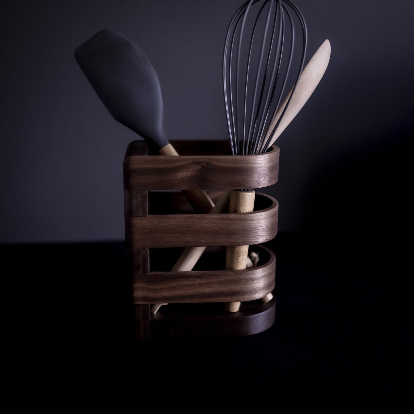 Lux Kitchen Utensils Pot Holder - Walnut