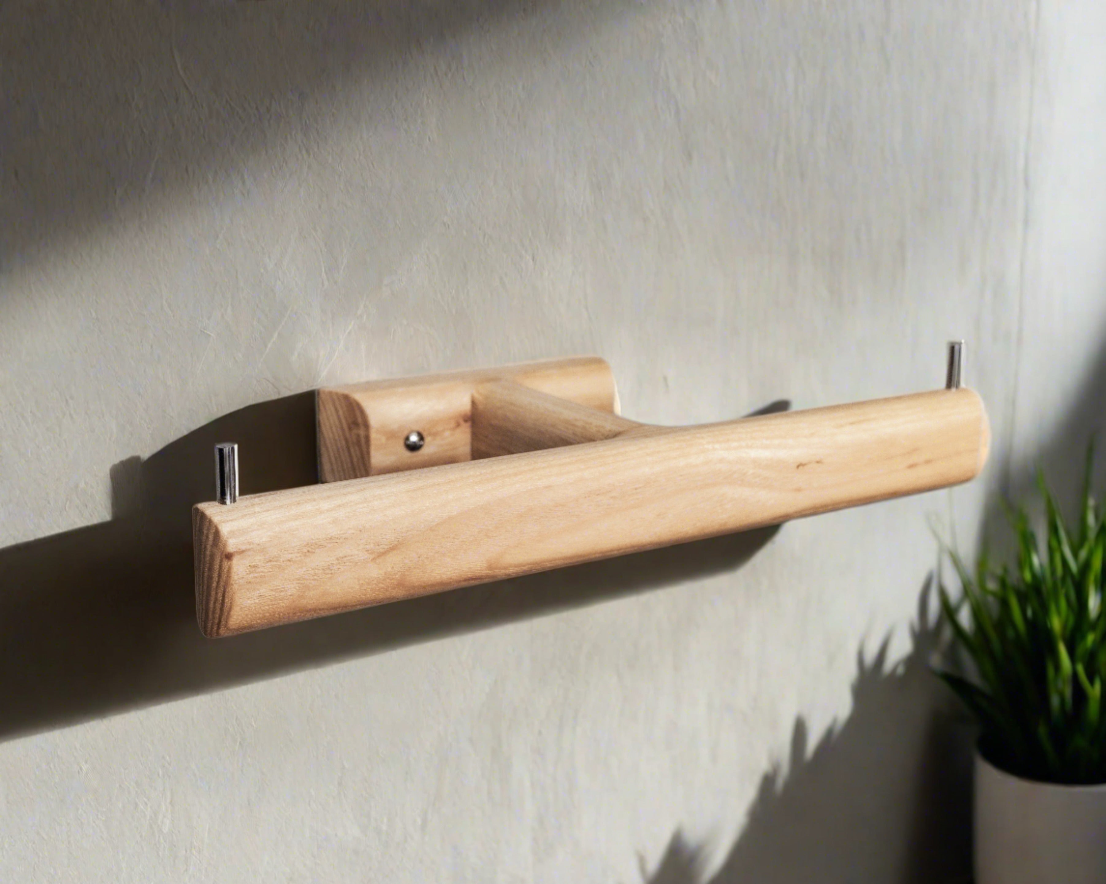 Ash double toilet roll holder