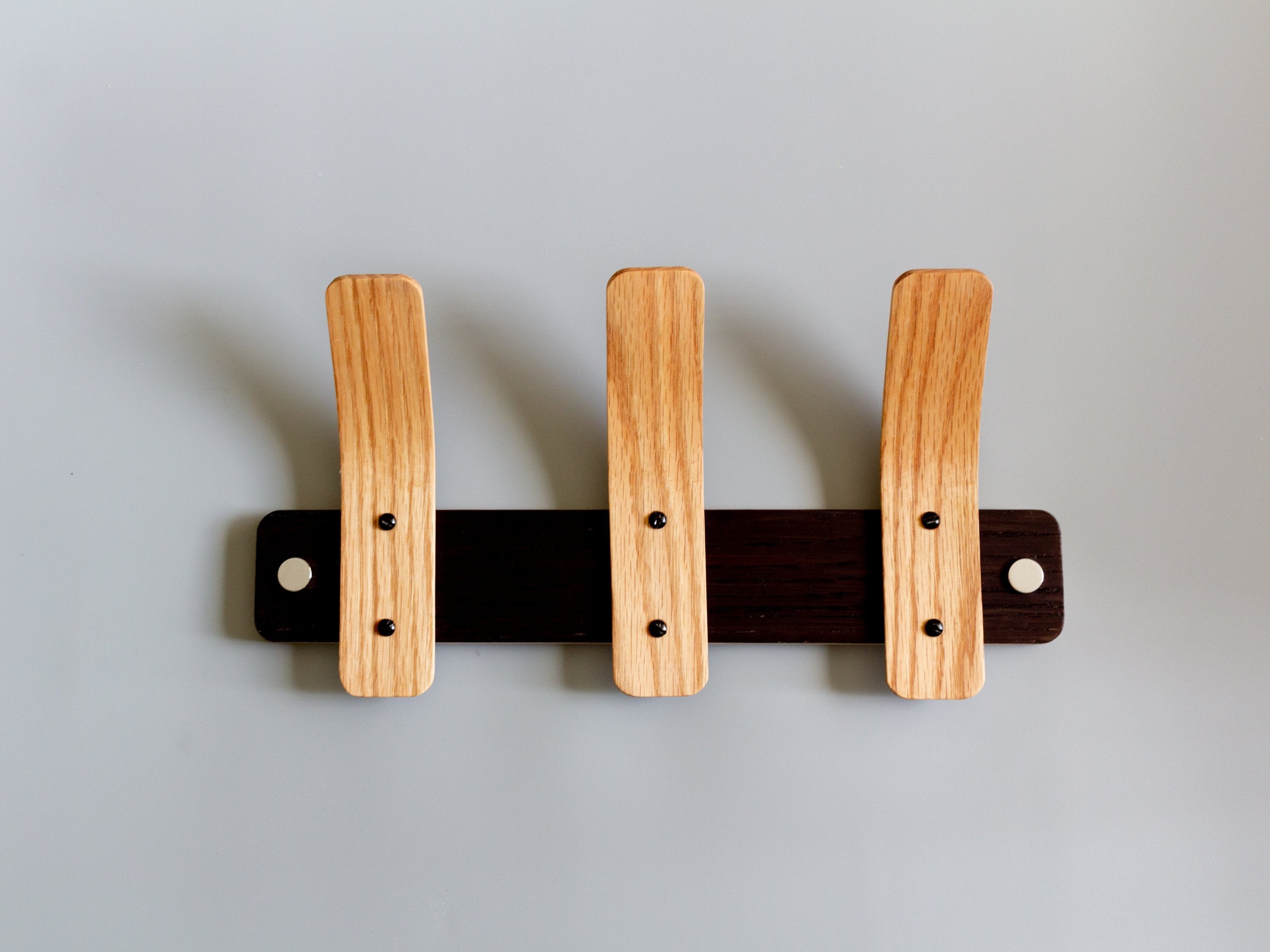 Oak Coat Rack | BL Tordu Silver