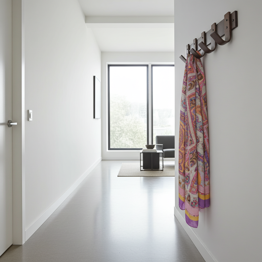 Designer Coat Rack - Walnut