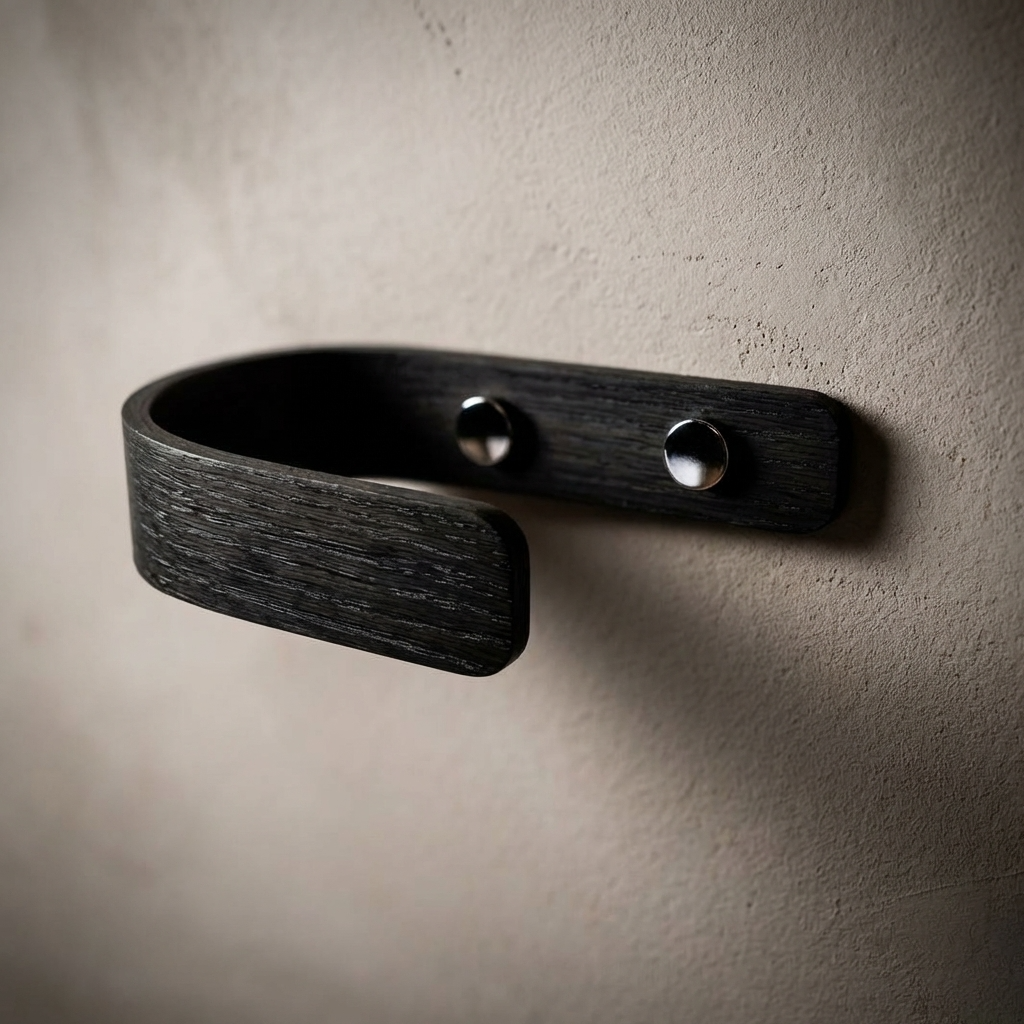 black oak curtain holdbacks interior design