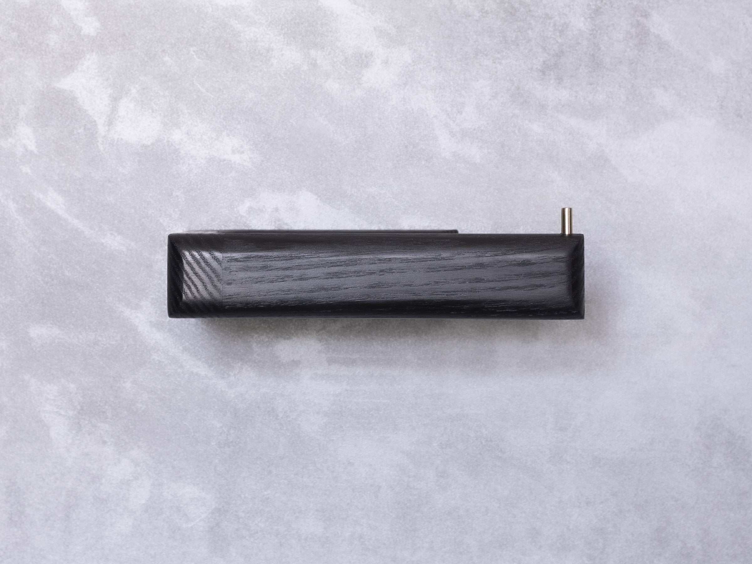 Black Ash Toilet Paper Holder | Wall Mounted Toilet Roll Holder | UK Made