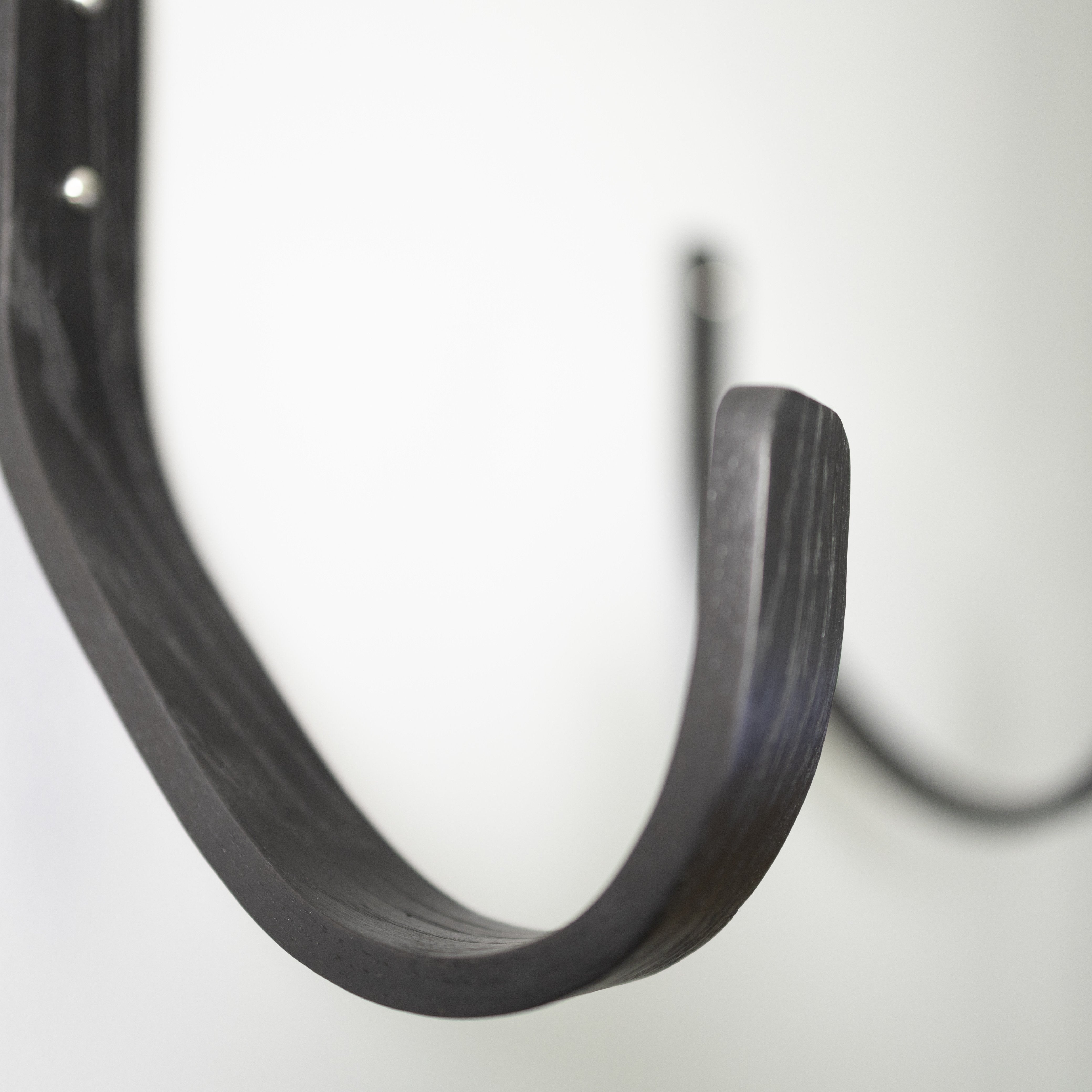 Black Oak Longboard Surfboard Wall Mount | Waves 2.0 Vertical Rack | Handcrafted in UK