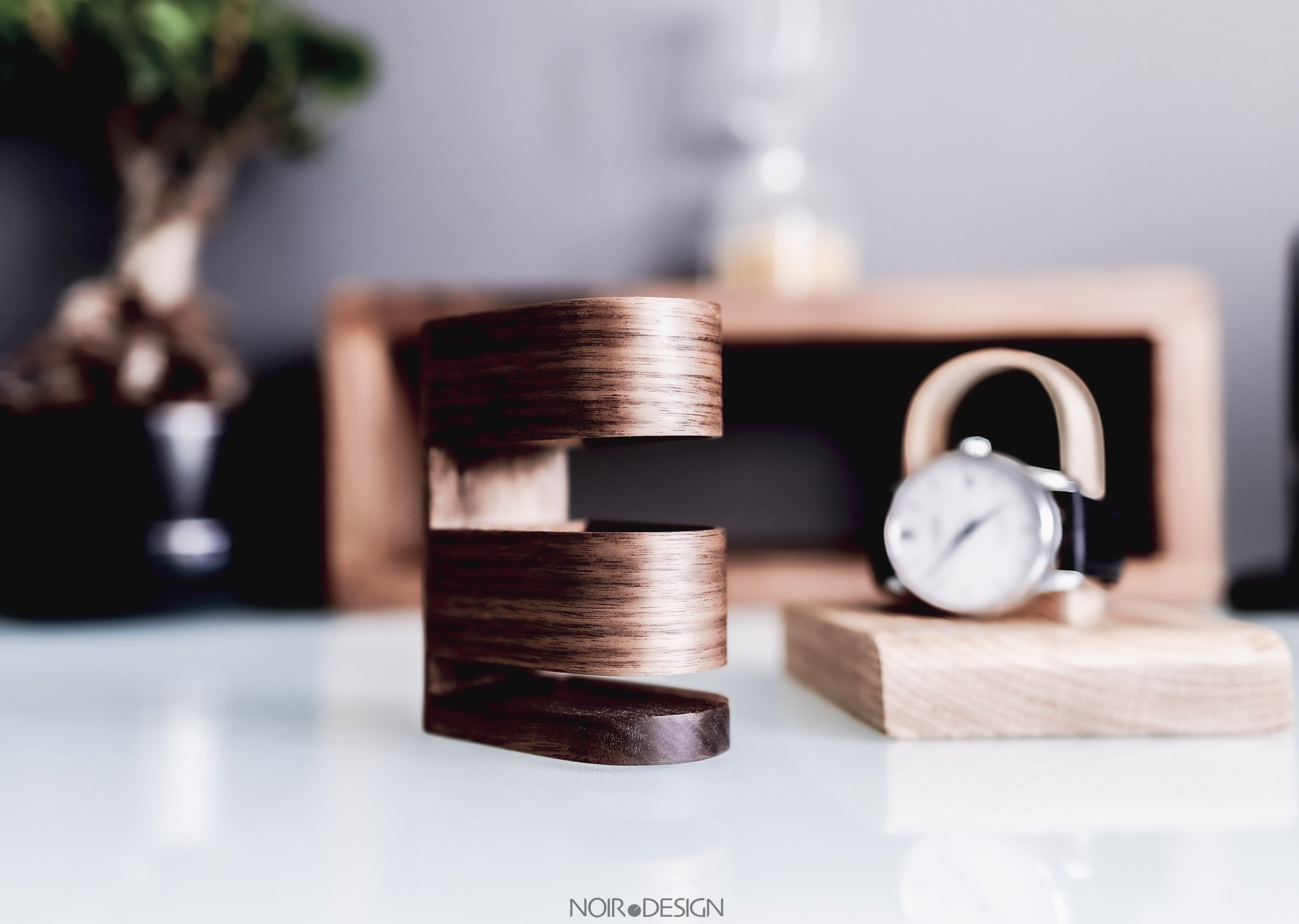 Walnut Pen Pot | Handcrafted Wooden Desk Organizer & Pencil Holder